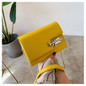 2020 New Ladies Evening Bag Woman Solid Color Pu Leather Chain Crossbody Bag Fashion Simple Lady Handbag Shoulder Bag For Women