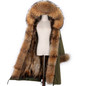 LaVelache 2020 Long Parka Real Fur Coat Winter Jacket Women Natural Real Fox Fur Coats Outerwear Streetwear Casual Oversize New