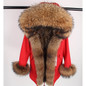 LaVelache 2020 Long Parka Real Fur Coat Winter Jacket Women Natural Real Fox Fur Coats Outerwear Streetwear Casual Oversize New