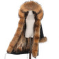 LaVelache 2020 Long Parka Real Fur Coat Winter Jacket Women Natural Real Fox Fur Coats Outerwear Streetwear Casual Oversize New