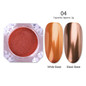 1 Box Mirror Nail Powder Rose Gold Champagne Silver Gold Chrome Nail Art Glitter Pigment Dust  Nail Art Decoration