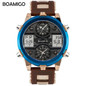 BOAMIGO Mens Watches Top Luxury Brand Men Sports Watches Men's Quartz LED Digital 3 Clock man Male Wrist Watch relogio masculino