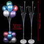 Birthday Party Balloons Stand Balloon Holder Column Confetti Ballon Birthday Party Decorations Kids Adult Wedding Christmas ball