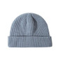 Unisex Winter Ribbed Knitted Cuffed Beanie