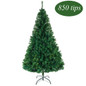 6ft/7ft/8ft Artificial Christmas Trees with Lights Holiday Home  Snow Decoration