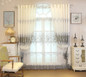 Drapes In Living Room Luxury Gray Curtains with Embroidery for Bedroom Livingroom Window