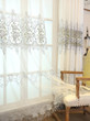 Drapes In Living Room Luxury Gray Curtains with Embroidery for Bedroom Livingroom Window