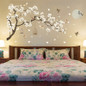 Big Size Tree Birds Flower Wall Stickers