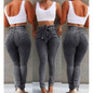 Women Stretch Ripped Distressed Skinny High Waist Denim Pants
