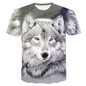 Wolf 3D Print T-Shirt Collection