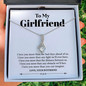 To my Girlfriend - I Love You More - Necklace