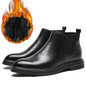 2020 Winter Chelsea Boots Men Leather Shoes Men Ankle Boots Fashion Brand Autumn Winter Male Footwear KA1852