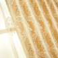European Luxury Blackout  Gold windows treatment curtains for living room bedroom flower tulle valance