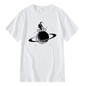 Men tshirt 100% cotton short sleeve funny tshirts space design