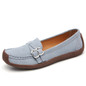 loafer shoes for women solid sky blue clip loafers