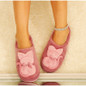 Women's Winter Slippers Cute Cat Women Warm Plush Slip On Flat Female Soft Shoes Ladies House Shoe