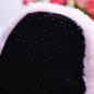 Cute Alpaca Home Women Fur Slippers Winter Warm Plush Furry Slippers