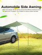 Awning Waterproof Tent Shade Awning Canopy Sunshade Outdoor Camping Tent For Car SUV MPV Trucks Hatchbacks