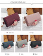 Women Long Faux Leather Wallet