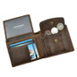 Men Vintage Leather Wallet with Coin Pocket