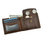 Men Vintage Leather Wallet with Coin Pocket
