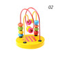 New Design Baby Colorful Wooden Mini Around Beads Wire Maze Math Toys Children Kids Toddler Educational Toy