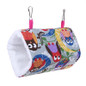 Warm Canvas + cashmere Bird Hamster Chinchilla Hanging Bed Cage Hanging Nest Bed Small Pet House Hammock Small Animal Cage Bed