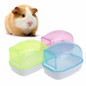 Hamster Bathroom Sauna Room Small Animals Chinchilla Cage Supplies House for Rat lanigera Molina Shower C42
