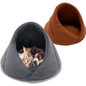 Warm cat/dog cave bed cushion mat