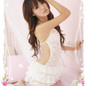 Porno Sexy Lingerie Hot Erotic Babydolls Dress Women Sleepwear Underwear Backless Lace Sex Nightwear Uniform+G-string