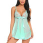 Women Sexy Lingerie Underwear Erotic Dress See-through Lace Pajamas Sleepwear Nightdress + Thong Sexy Costumes Sex Dress