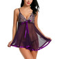 Women Sexy Lingerie Underwear Erotic Dress See-through Lace Pajamas Sleepwear Nightdress + Thong Sexy Costumes Sex Dress