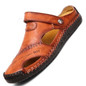Genuine Leather Men's Sandals Summer Soft Shoes