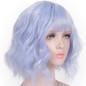 Short Wavy Wigs for Women Hair with Bangs Heat Resistant Cosplay Wig