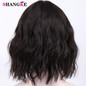 Short Wavy Wigs for Women Hair with Bangs Heat Resistant Cosplay Wig