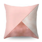 Rose Gold Square Cushion Cover Geometric Dreamlike Pillow Case Polyester Throw Pillow Cover For Home Decor 45x45cm