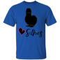 Silkie Chickens Shirt- Silkies -Love Silkies Chicken T-shirt Black
