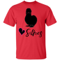 Silkie Chickens Shirt- Silkies -Love Silkies Chicken T-shirt Black