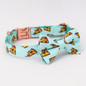 PIZZA | DOG COLLAR & BOW TIE