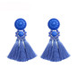 Vintage Beaded Tassel Earrings