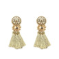 Vintage Beaded Tassel Earrings
