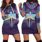 Dragonfly Mandala Hoodie Dress