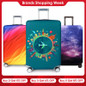 Thicker Travel Luggage Protective Cover Suitcase Case Travel Accessorie Baggag Elastic Luggage Cover Apply to 18-32inch Suitcase