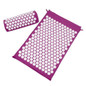 Massager Cushion Acupuncture Sets Rug Acupuncture Mat Pillow Massage Relieve Stress Mat Square Spike Massage and Relaxation