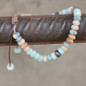 Amazonite Mala Bead Bracelet