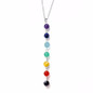 (CLEARANCE) 7 Chakra Gem Stone Beads Pendant