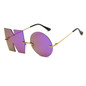 Fashion Letter NO Sunglasses Luxury Brand Designer Women Metal Sun glasses