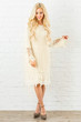 Lydia Modest Boho Dress or Modest Bridesmaid Dress in Crochet Lace