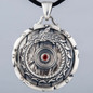 Jormungand Shield Pendant - Sterling Silver