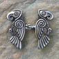Huginn & Muninn Cloak Clasp - Silver or Bronze